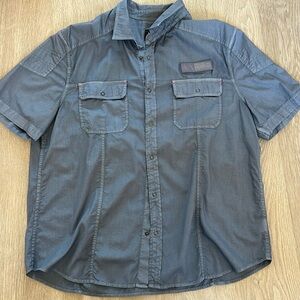 Men’s Armani button down short sleeved